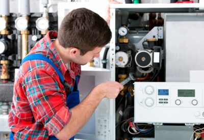 Gas Safe engineer performing boiler repair in London to restore heating and hot water.